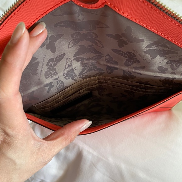 Rebecca Minkoff envelope clutch in Coral - Picture 5 of 5